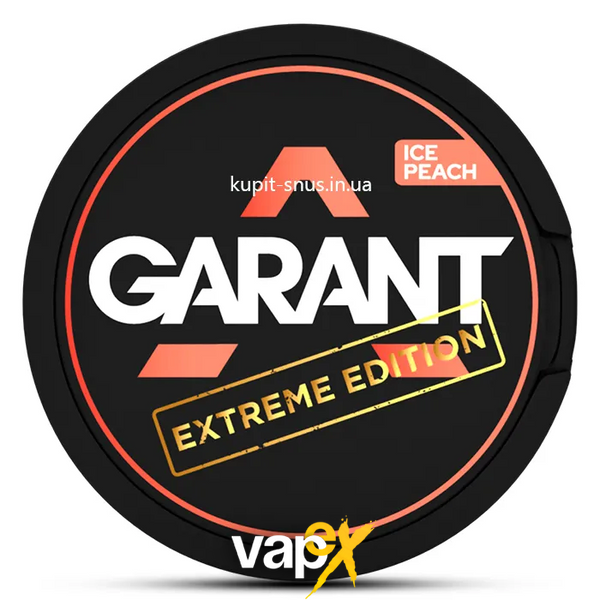 Снюс Garant Extreme Ice Peach 59579 Фото Інтернет магазину Кальянів - Вейпикс