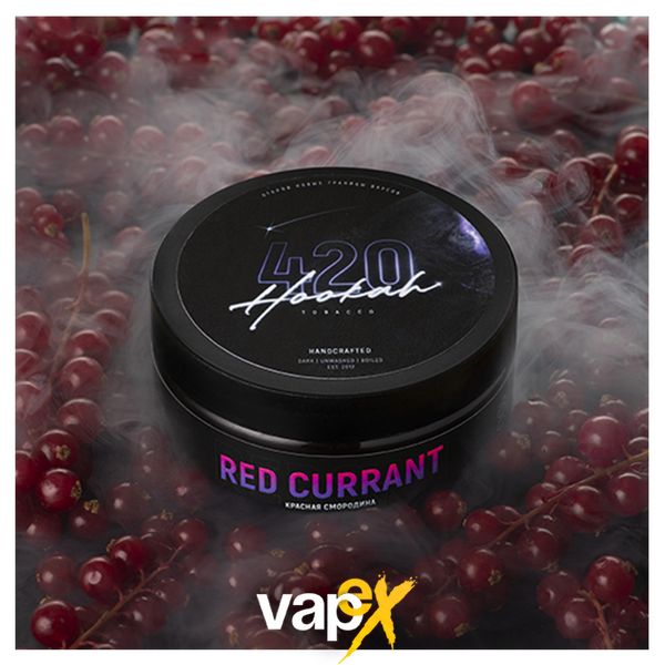 Тютюн 420 Red Currant (Червона Смородина, 40 г) 18143 Фото Інтернет магазина Кальянів - Вейпікс