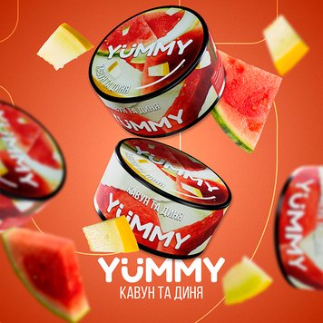 Табак Yummy Арбуз и дыня (250 г) 20323 Фото Інтернет магазину Кальянів - Вейпикс