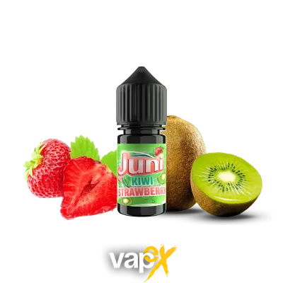 Жидкость Juni Salt Kiwi Stawberry (Киви Клубника, 50 мг, 30 мл) 20408 Фото Інтернет магазину Кальянів - Вейпикс