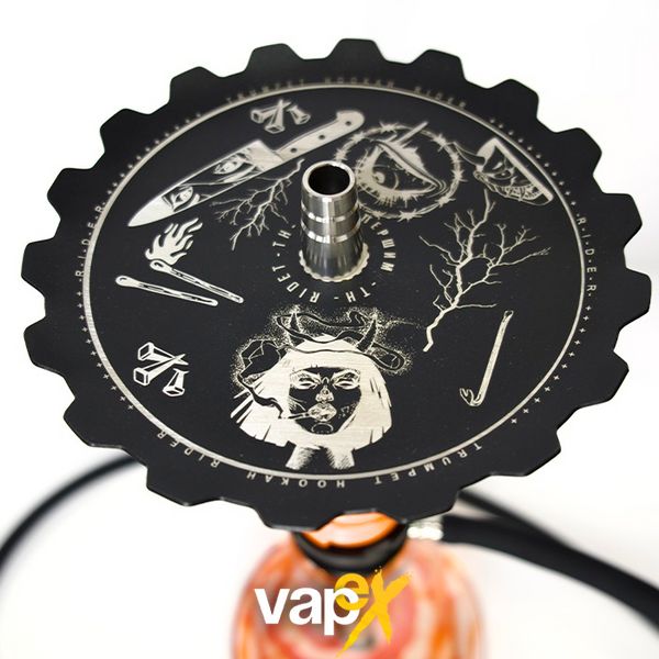 Кальян Trumpet Hookah Rider S Orange 57 см 4412 Фото Інтернет магазина Кальянів - Вейпікс