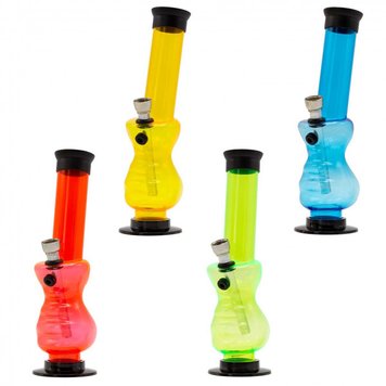 БОНГ АКРЫЛЬНЫЙ AMSTERDAM | GRIP BONG H:20CM - SG:10MM 88343 Фото Інтернет магазину Кальянів - Вейпикс