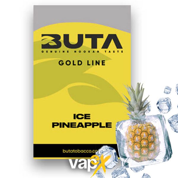 Тютюн Buta Gold Ice Pineapple (Крижаний Ананас, 50 ​​г) 1084 Фото Інтернет магазина Кальянів - Вейпікс