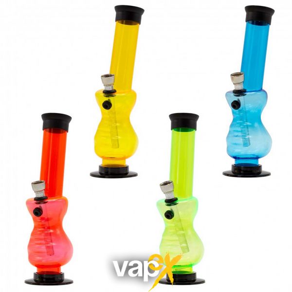 БОНГ АКРЫЛЬНЫЙ AMSTERDAM | GRIP BONG H:20CM - SG:10MM 88343 Фото Інтернет магазину Кальянів - Вейпикс