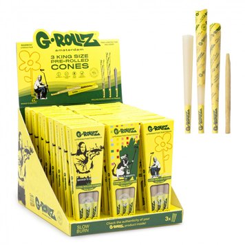 Папір для самокруток G-ROLLZ Banksy's Graffiti - Bamboo Unbleached 75422 Фото Інтернет магазина Кальянів - Вейпікс