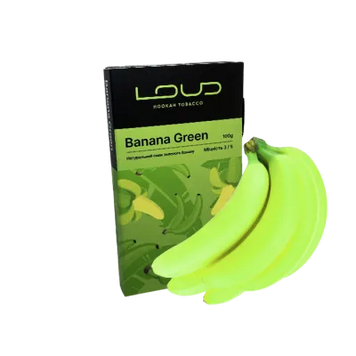 Табак Loud Bananagreen (Бананагрин, 100 г)   8271 Фото Інтернет магазину Кальянів - Вейпикс