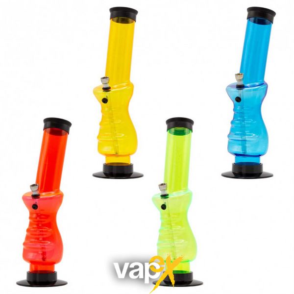 БОНГ АКРИЛОВИЙ AMSTERDAM | GRIP BONG H:32CM - SG:10MM 88341 Фото Інтернет магазина Кальянів - Вейпікс