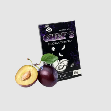 Тютюн Chefs Plum (Слива, 40 г) 20157 Фото Інтернет магазина Кальянів - Вейпікс