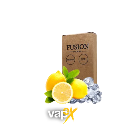 Тютюн Fusion Medium Ice Lemon (Лимон Льод, 100 г)   3866 Фото Інтернет магазина Кальянів - Вейпікс