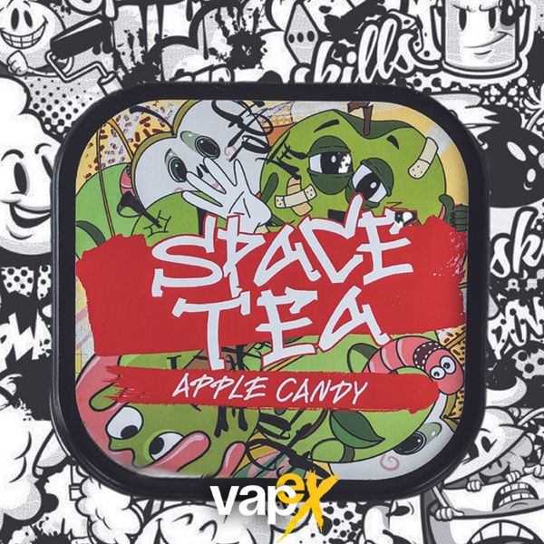 Кальянна чайна суміш Space Tea Apple Candy (Яблучна цукерка, 250 г) 19315 Фото Інтернет магазина Кальянів - Вейпікс