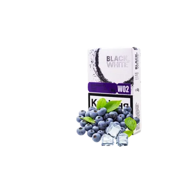 Табак Black&White Blueberry ice (черника лёд, 40 г)   9851 Фото Інтернет магазину Кальянів - Вейпикс