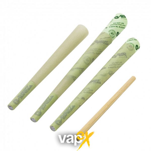 Бумага для самокруток G-Rollz | Pets Rock "Rap" Organic Green Hemp - 3 KS Cones 54747 Фото Інтернет магазину Кальянів - Вейпикс