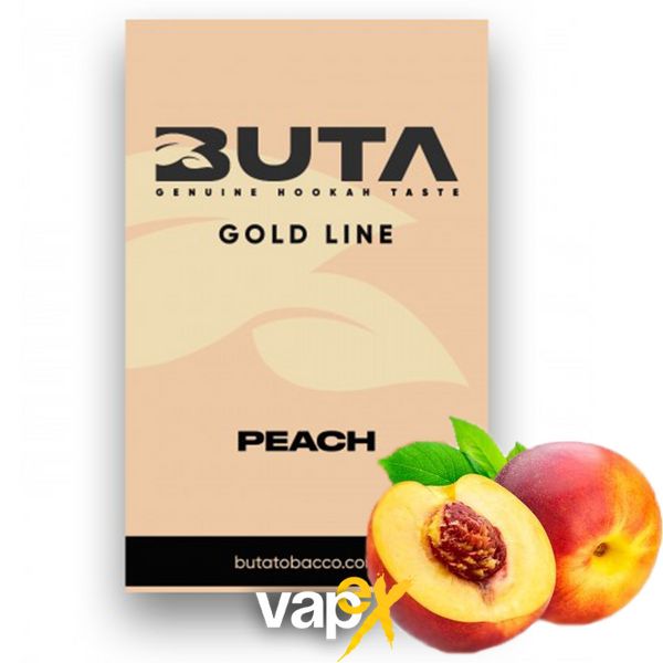 Тютюн Buta Gold Peach (Персик, 50 г) 762 Фото Інтернет магазина Кальянів - Вейпікс