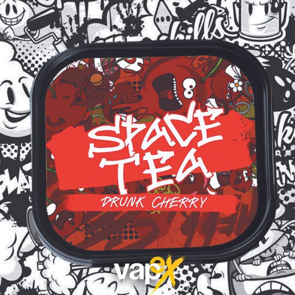 Кальянна чайна суміш Space Tea Drunk Cherry (Вишня, 100 г) 19273 Фото Інтернет магазина Кальянів - Вейпікс