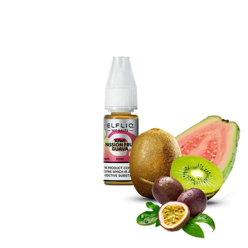 Рідина Elfliq Kiwi Passion Fruit Guava (Ківі Маракуя Гуава, 10 мл) 19781 Фото Інтернет магазина Кальянів - Вейпікс