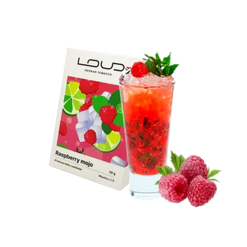 Тютюн Loud Light Raspberry mojo (Малиновий Мохіто, 50 г)   21374 Фото Інтернет магазина Кальянів - Вейпікс