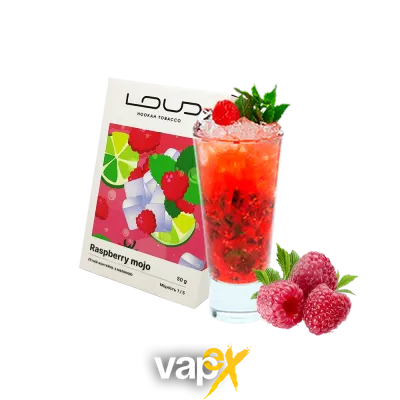 Тютюн Loud Light Raspberry mojo (Малиновий Мохіто, 50 г)   21374 Фото Інтернет магазина Кальянів - Вейпікс