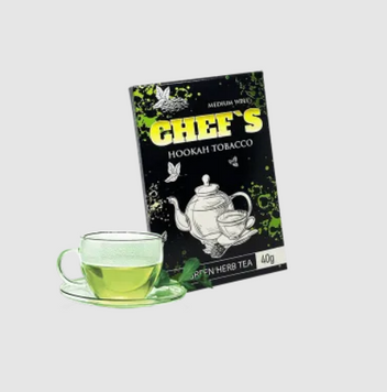 Табак Chefs Green herb tea (травяной чай, 40 г) 20173 Фото Інтернет магазину Кальянів - Вейпикс