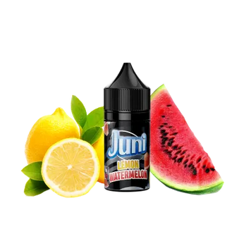 Рідина Juni Silver Ice Watermelon Lemon (Кавун Лимон, 50 мг, 30 мл) 20355 Фото Інтернет магазина Кальянів - Вейпікс