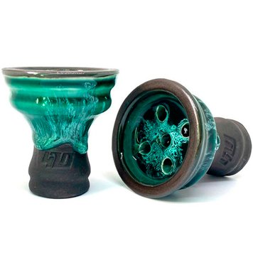 Чаша 420 Bowls Uranum Northern Light Green + Тютюн 420 Морозиво з червоних ягід 3255 Фото Інтернет магазину Кальянів - Вейпикс