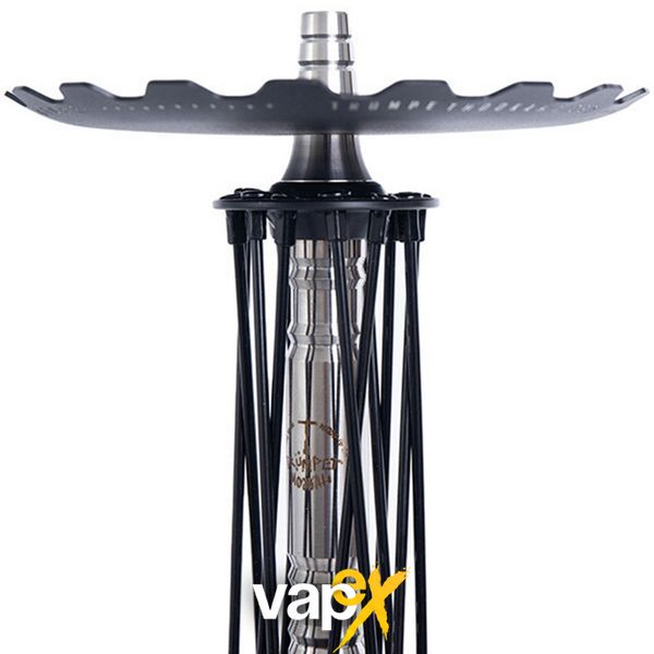 Кальян Trumpet Hookah Rider Black 57 см 3045 Фото Інтернет магазину Кальянів - Вейпикс