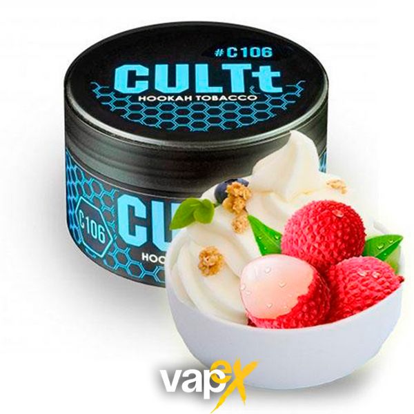 Тютюн CULTt C106 Blueberry Lychee Ice Cream 100 г 3367 Фото Інтернет магазина Кальянів - Вейпікс