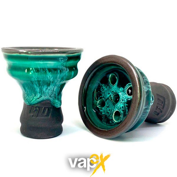 Чаша 420 Bowls Uranum Northern Light Green + Тютюн 420 Морозиво з червоних ягід 3255 Фото Інтернет магазина Кальянів - Вейпікс