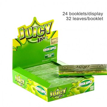 Папір для самокруток King Size Juicy Jays Green Apple 76544 Фото Інтернет магазина Кальянів - Вейпікс