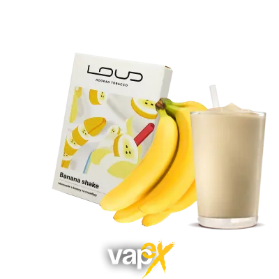 Тютюн Loud Light Banana shake (Банана Шейк, 50 г)   21364 Фото Інтернет магазина Кальянів - Вейпікс