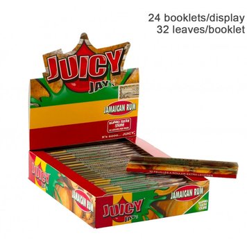 Папір для самокруток King Size Juicy Jays Jamaican Rum 666546 Фото Інтернет магазина Кальянів - Вейпікс