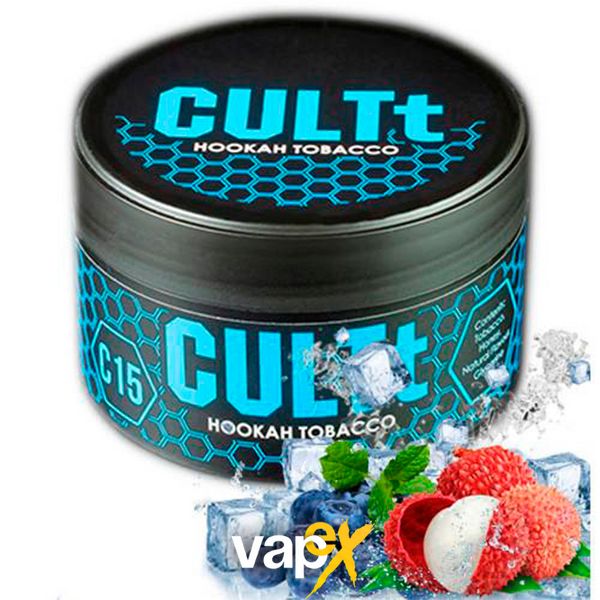 Тютюн CULTt C15 Blueberrie Lychee Ice 100 г 3369 Фото Інтернет магазина Кальянів - Вейпікс