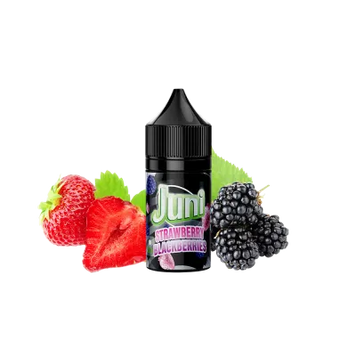 Жидкость Juni Silver Ice Strawberry Blackberries (Клубника Ежевика, 50 мг, 30 мл) 20354 Фото Інтернет магазину Кальянів - Вейпикс