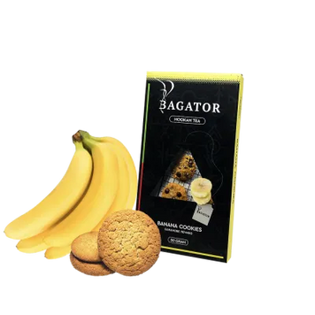 Кальянная чайная смесь Bagator Hookah Tea Banana Cookies (Банановое Печенье, 50 г)   20257 Фото Інтернет магазину Кальянів - Вейпикс