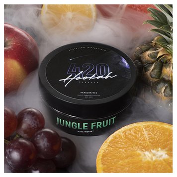 Тютюн 420 Jungle Fruit (Мультифрукт, 40 г) 18126 Фото Інтернет магазина Кальянів - Вейпікс