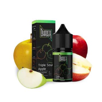 Рідина Chaser Black Triple Sour Apple (Трипл Саур Епл, 50 мг, 30 мл) 546557865 Фото Інтернет магазина Кальянів - Вейпікс