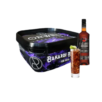 Тютюн Orwell Soft Bacardi Black (Бакарді Блек, 200 г)   18650 Фото Інтернет магазина Кальянів - Вейпікс