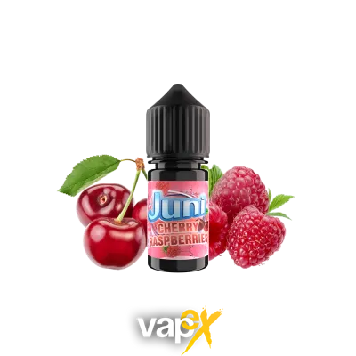 Жидкость Juni Salt Cherry Raspberry (Вишня Малина, 50 мг, 30 мл) 20406 Фото Інтернет магазину Кальянів - Вейпикс