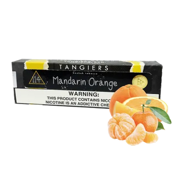 Тютюн Tangiers Noir Mandarin Orange (Мандарин Апельсин, 250 г) Чорна упаковка   21703 Фото Інтернет магазина Кальянів - Вейпікс