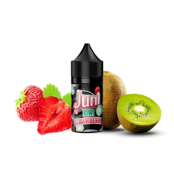 Жидкость Juni Silver Ice Kiwi Stawberry (Киви Клубника, 50 мг, 30 мл) 20350 Фото Інтернет магазину Кальянів - Вейпикс