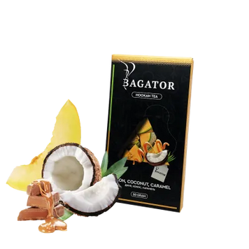 Кальянная чайная смесь Bagator Hookah Tea Melon Coconut Caramel (Дыня Кокос Карамель, 50 г)   20259 Фото Інтернет магазину Кальянів - Вейпикс