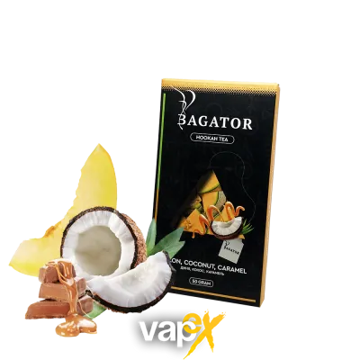 Кальянная чайная смесь Bagator Hookah Tea Melon Coconut Caramel (Дыня Кокос Карамель, 50 г)   20259 Фото Інтернет магазину Кальянів - Вейпикс