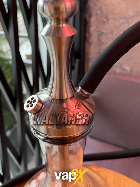 Кальян Sky Hookah Classic Silver в полном комплекте на колбе Craft Clear 65 см 344364 Фото Інтернет магазину Кальянів - Вейпикс