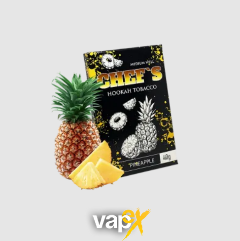 Тютюн Chefs Pineapple (Ананас, 40 г) 20156 Фото Інтернет магазина Кальянів - Вейпікс