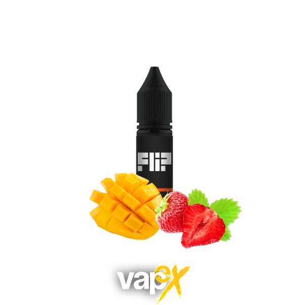 Рідина Flip salt STRAWBERRY MANGO (Полуниця Манго, 50 мг, 15 мл) 18172 Фото Інтернет магазина Кальянів - Вейпікс