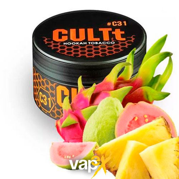 Тютюн CULTt C31 Pitaya Guava Pineapple 100 г 3376 Фото Інтернет магазина Кальянів - Вейпікс