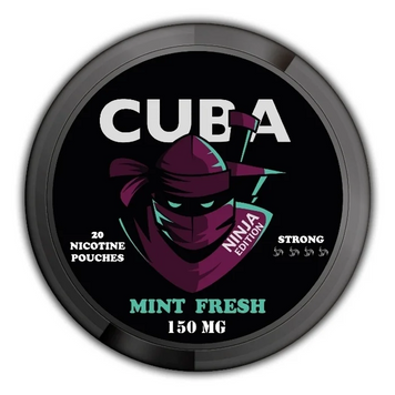 Cuba Ninja Mint Fresh 150 мг 435433 Фото Інтернет магазина Кальянів - Вейпікс