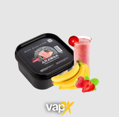 Табак Arawak Strong Banana Strawberry Smoothie (Банан клубника, 180 г)  9640 Фото Інтернет магазину Кальянів - Вейпикс