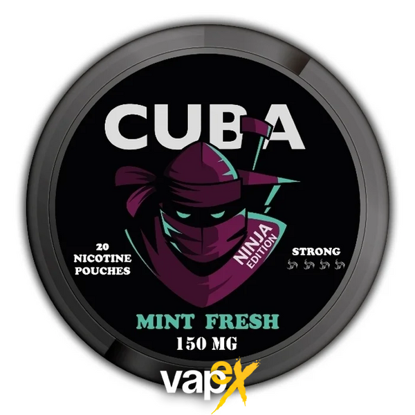 Снюс Cuba Ninja Mint Fresh 150 мг 435433 Фото Інтернет магазину Кальянів - Вейпикс