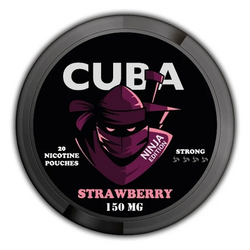 Снюс Cuba Ninja Strawberry 150 мг 4573457 Фото Інтернет магазину Кальянів - Вейпикс