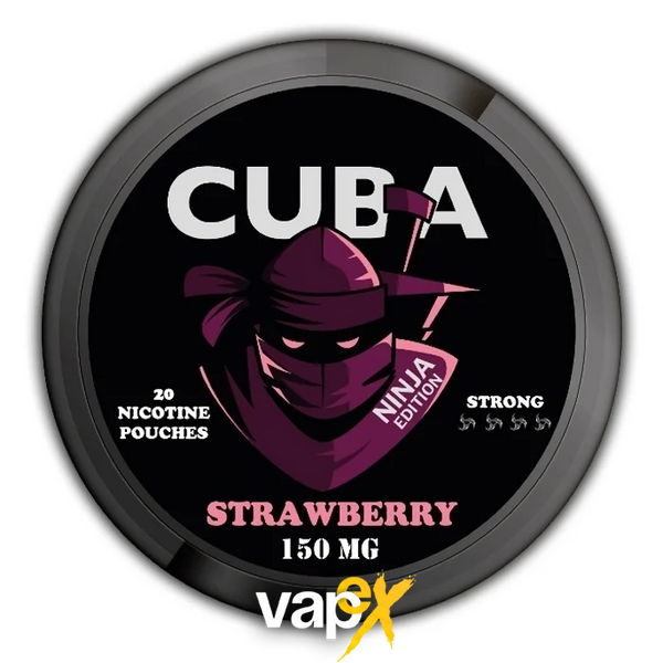 Снюс Cuba Ninja Strawberry 150 мг 4573457 Фото Інтернет магазину Кальянів - Вейпикс